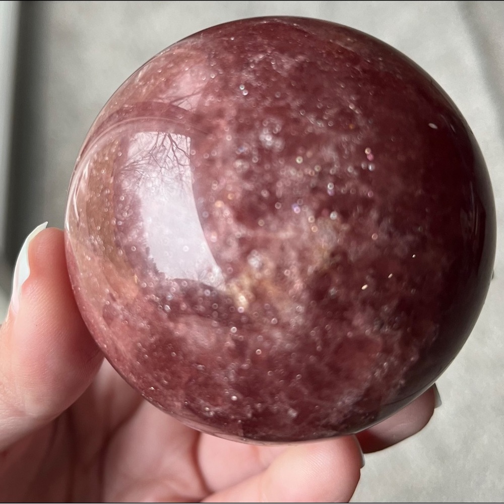 Tanzberry Quartz Sphere - Picture 7 of 16